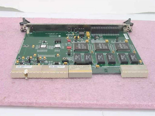 Performance Technologies PT-CPC3400 cPCI switch card — rear/back side showing large FPGA or switch ICs and backplane edge connectors J1 J2 J3 J5