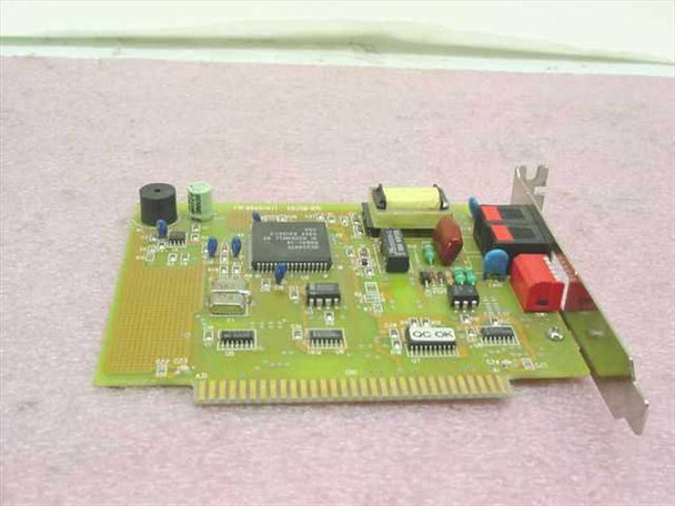 Communications Canada FM-9648HR/1 ISA modem card – full rear PCB view showing main controller chip, transformer, and ISA edge connector