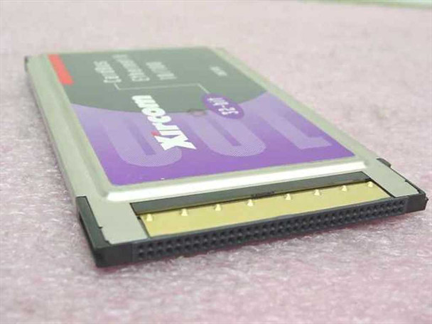 Xircom CBE2-100 CardBus Ethernet II — side view showing CardBus edge connector contacts