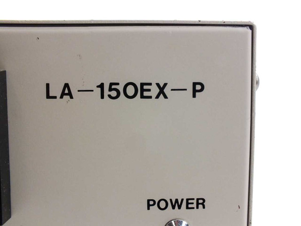 Hayashi LA-150EX-P – top right panel close-up showing model number LA-150EX-P and POWER label