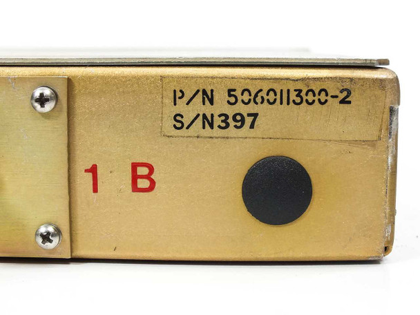 LNR 506011300-2 side label showing P/N 506011300-2, S/N 397, and 1B designation