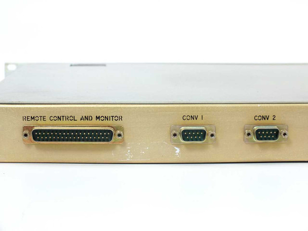 LNR 506011300-2 rear panel left section – Remote Control and Monitor D-Sub port, Conv 1 and Conv 2 DB connectors