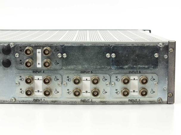 Pegasus XT rear panel close-up showing IEC power inlet with mains label 100-240VAC, Ethernet RJ45, CLK IN, ASI OUT 1, ASI OUT 2, SPI OUT, and STATUS & CONTROL connectors