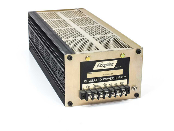 Acopian RD24M13A Regulated Power Supply – front panel with terminal strip and Acopian label