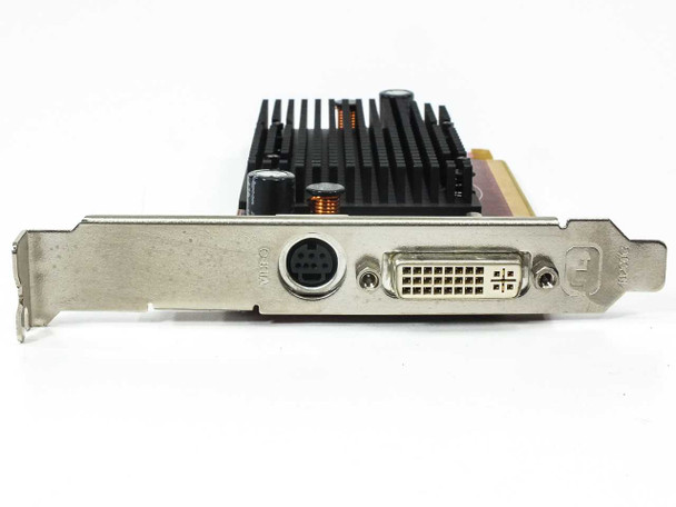 ATI Radeon B170 — bracket close-up showing DVI-I connector and S-Video (Mini-DIN) port detail