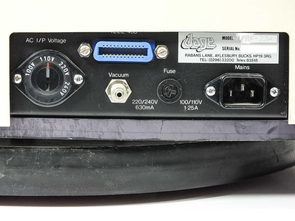 Dage MF-22A Microtester 22 Wire Bond Pull & Shear Tester - FOR PARTS - AS IS