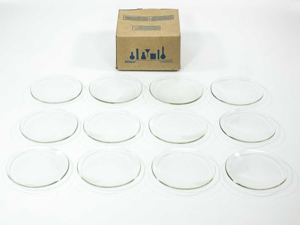 LOT OF 12 Pyrex 9985-125 125mm 7740 Watch Glass - Laboratory Glassware - Corning