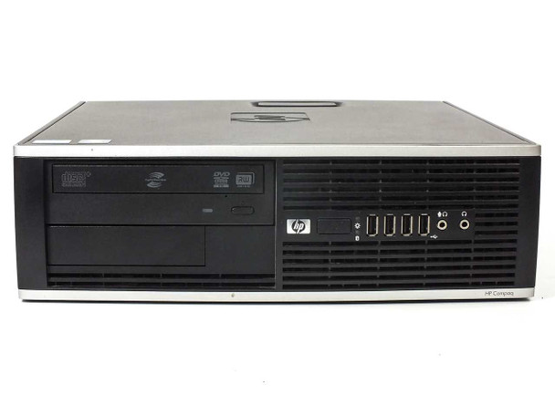 HP Compaq 6000 Pro SFF Desktop PC — second front view showing DVD±RW optical drive and HP Compaq branding