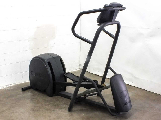 Precor EFX 5.17 elliptical cross trainer — left side full view showing drive cover and foot pedals