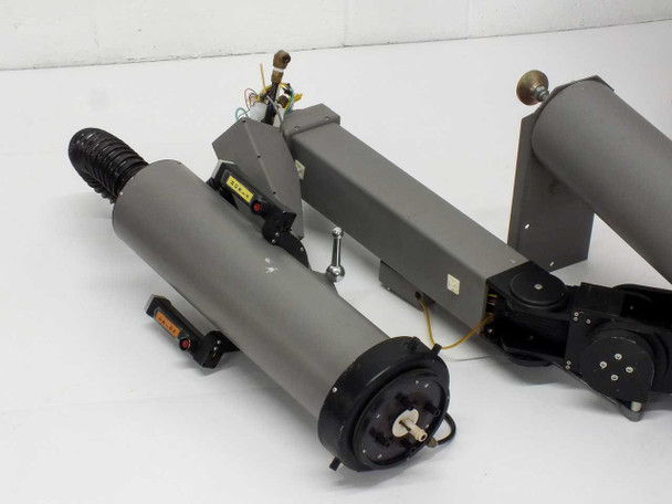 Nameplate on T-ADF arm assembly reading Thermonics, Santa Clara California, Serial No. 8905-226, Model No. T-ADF