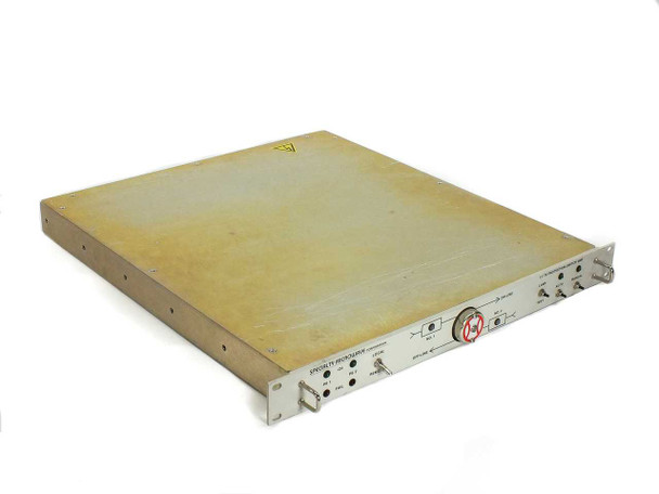 Specialty Microwave 4000A-70 1:1 TX Protection Switch 4000 — right-side angled view showing top cover and front panel controls
