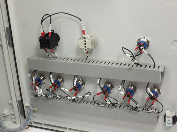Industrial Controller Plastic Enclosure with ICP DAS VPD-143 Touch Screen Display