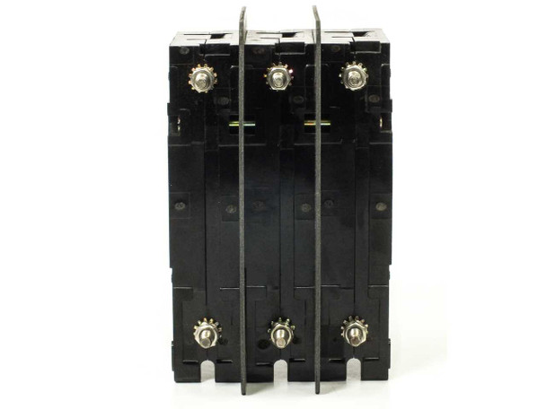 Heinemann CD3-A8-DU circuit breaker — rear terminal view showing six screw-type wire terminals