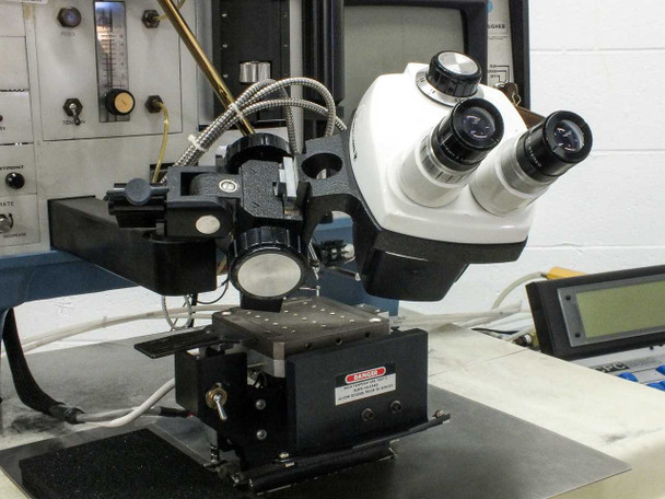 Hughes 2460-II Automatic Gold Wire Ball Bonder with Accessories Shown - Palomar