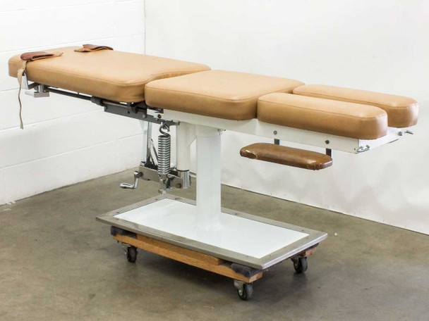 Chiropractic Flex Table - VINTAGE 1984 - 83" Long with Hand-Crank Mechanisms