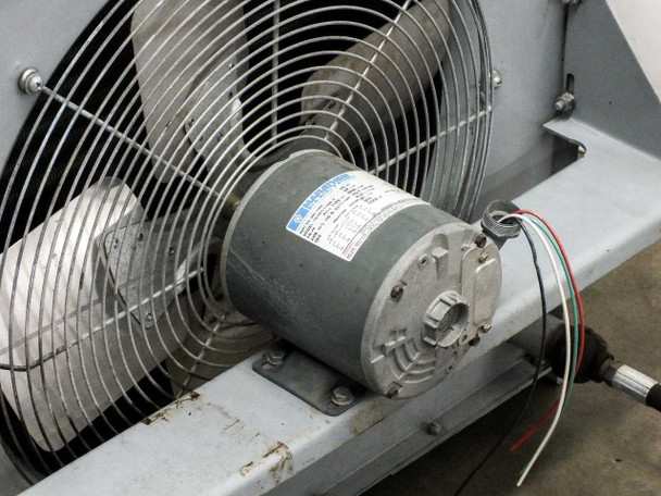 Marathon Electric fan motor close-up – 1/6 HP, 230/460V, 3-phase, 1140 RPM, FR-48, TENV