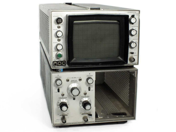 HP 180A Oscilloscope with Dual Channel 1801A Amp - Does Not Power On - AS IS