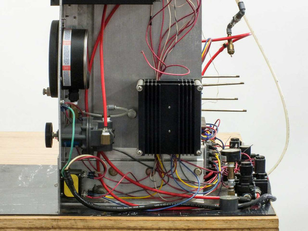 Close-up of Omega programmable temperature controller with interval, program, and events display – START/CONT and STOP/RESET buttons