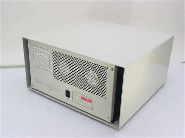 Com Design CX1500 Circuit Exchange – rear panel view showing AC power inlet, fan vent, and rating label
