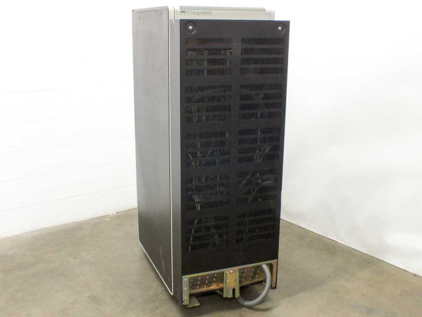Digital SA600-xA storage array rear/side view — showing heavy louvered ventilation panels, power cable, and base hardware
