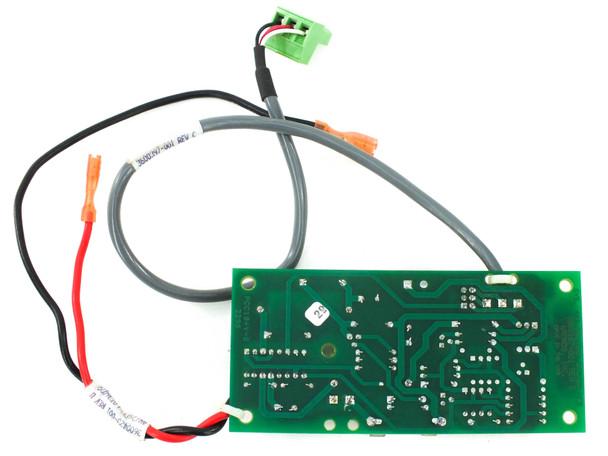 Kronos 6600167-999 System 400 Battery Backup Board reverse side showing PCB traces and wire harness connections