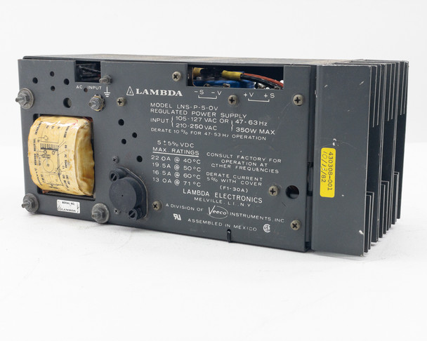 Lambda Electronics LNS-P-5-OV Regulated DC Power Supply 105/250 Volts 47-63 Hz