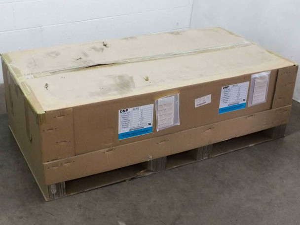 DNP Z777 PV-FS TPO Solar Encapsulant pallet in original cardboard packaging with DNP product labels on exterior