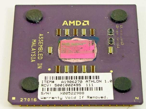 AMD Athlon Processor 1GHz/256/266/1.75V A1000AMT3C