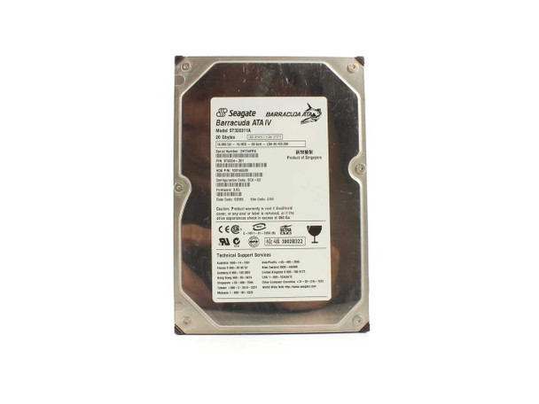 Seagate 9T6004-301 20GB Barracuda ATA 1V 3.5" IDE PETA Hard Drive - ST320011A