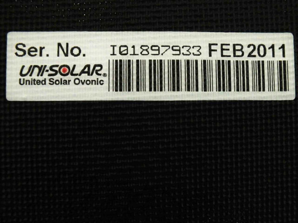 Uni-Solar PVL-144 144 Watt PowerBond Amorphous Solar Panel with MC3 Cables