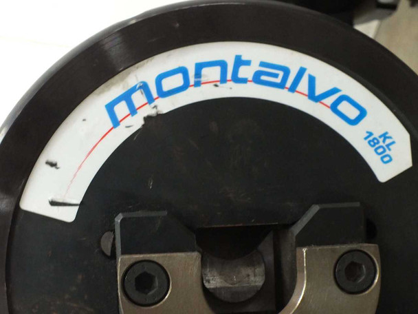 Montalvo KL 1800 tension brake disc closeup on Winsmith E30 indexing drive output