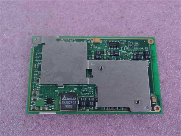 Intel PMG36602001AA Pentium II MMC-2 mobile processor — bottom side showing Delta THA02P03 power regulator IC and shielded CPU module
