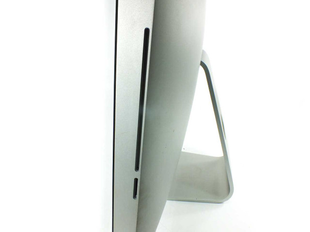 Apple iMac 27-inch A1312 — right side profile showing SuperDrive optical drive slot and SD card slot