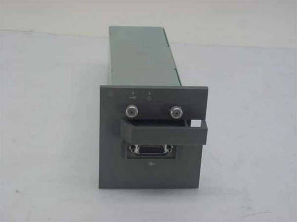 Sun 370-2073-01 Tray Adapter Keyswitch front panel view showing D-sub connector and two thumbscrew fasteners
