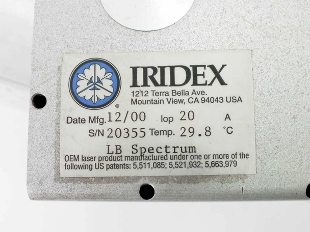 Iridex LB Spectrum 1064nm 40W Laser with LSC Laser Driver Power Supply