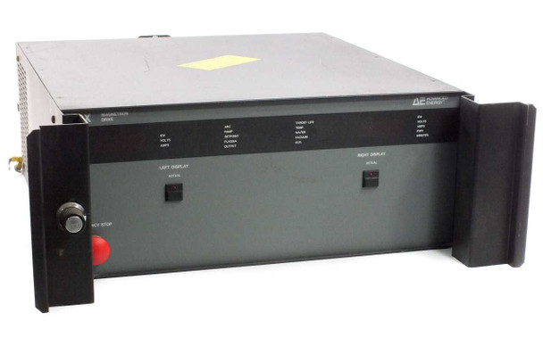 Advanced Energy MDX 2011-011-C manufacturer nameplate and model/serial number label detail