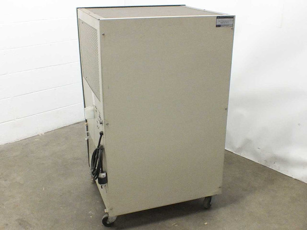 M&W Systems RPC17-A-C-DI-CD-LI-AA5 Flowrite Chiller – left rear view showing cabinet exterior and power cable