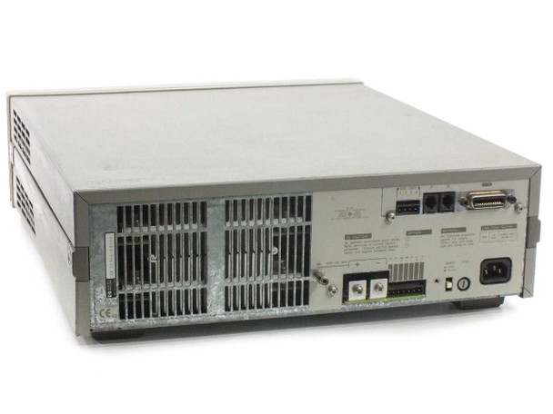 HP 6654A System DC Power Supply – rear panel with ventilation grilles