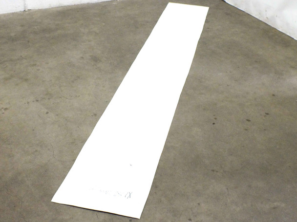 Xunlight XLS11-72 flexible solar panel showing white backing side fully laid flat