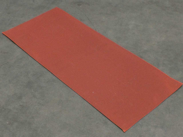 iLand XZS8-16 flexible solar panel showing orange textured backing side laid flat, full panel length visible