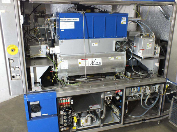 Lambda Physik NovaLine K2020B – interior view with NovaPowerSwitch module and NovaTube assembly visible