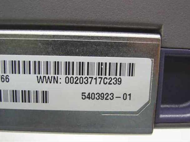 Sun Microsystems 5403923-01 caddy label closeup showing part number 5403923-01 and WWN barcode