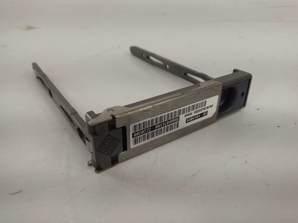 Sun 540-4191 StorEdge hard drive caddy tray showing top label with part number 0020772 and barcode