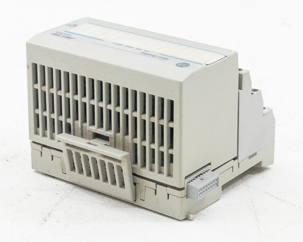 Allen-Bradley 1794-IB16 Flex I/O module — right side view showing louvered enclosure and label with Flex I/O branding