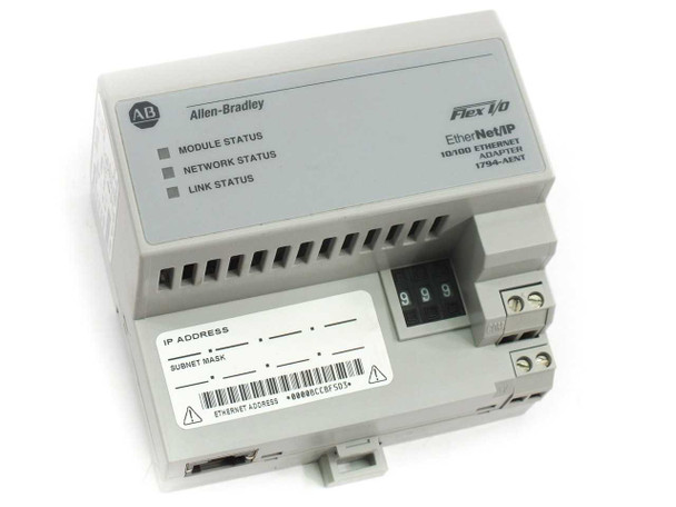 Allen-Bradley 1794-AENT EtherNet/IP 10/100 Mbs FLEX I/O Adapter Module 10BaseT
