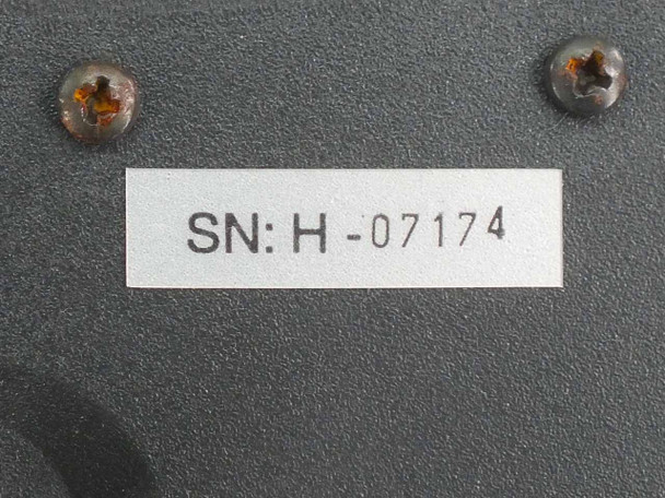 Vision Engineering Mantis microscope — serial number label reading SN: H-07174