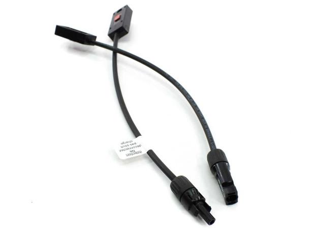 Single Onamba PVU-B48-022 MC4 male-female cable pair showing Y-split configuration with label