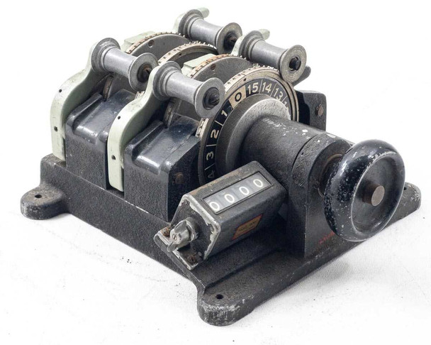 Moviola SYB Vintage 2-Gang 35mm Film Synchronizer -Working 4-Digit Counter-AS IS