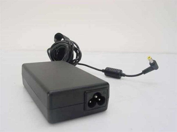 Delta Electronics ADP-60XB AC adapter — front view showing AC inlet and yellow-tip barrel plug output cable