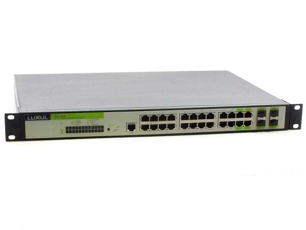 Luxul XMS-1024P 24-Port Gigabit Ethernet Smart PoE Switch in 19" Rackmount Form